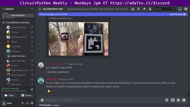CircuitPython Weekly Meeting For July 11, 2022 @circuitpython #circuitpython #adafruit