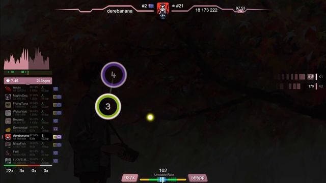 Derebanana | Dance Gavin Dance - Open Your Eyes And Look [Extra] +HDDT 96.76% (#1 689pp 1❌) - Osu!