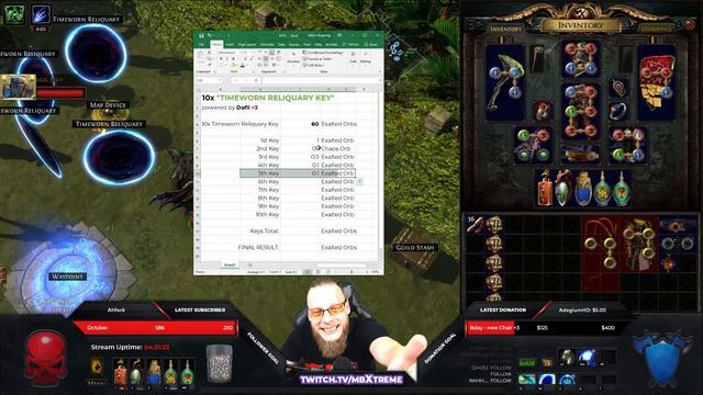 [PATH OF EXILE] – 10 TIMEWORN RELIQUARY KEYS – FOILS EVERYWHERE!