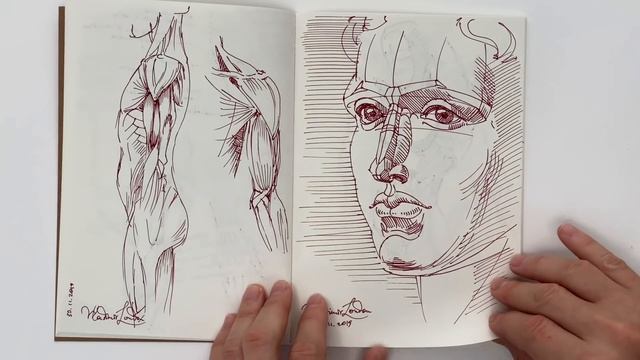 How To Learn Anatomy For Artists - Sketchbook Tour