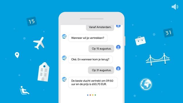 Vind KLM Vluchten Op De Google Assistent