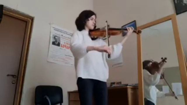 Пригункова Олена, Ф.Мендельсон Концерт для скрипки E-mollII та III ч.