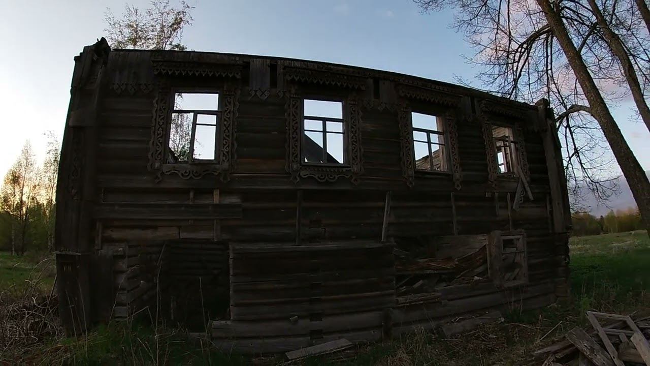 Огромные пустоши и старые брошенные деревни. Глушь Костромской области. Поездка весной 2023г.