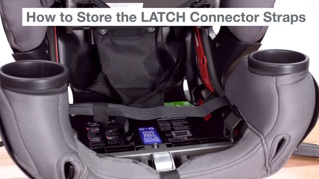 How To Store Premium Quick-Push Lower Connectors On One4Life All-In-One Car Seats (mfg Pre-9/20)