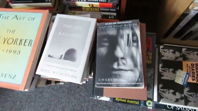 Lower Level Library, Wild Flower Garden, & New Books