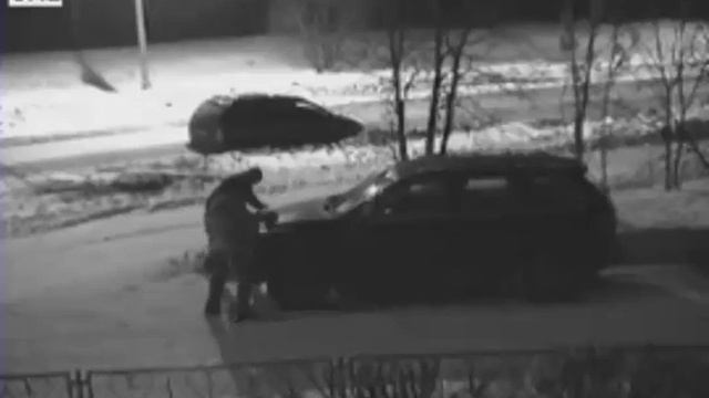 Попытка кражи фар Туарег