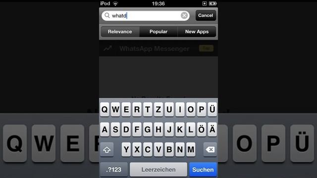 Whatsapp Mit Cydia Auf Dem IPod Touch IOS 6