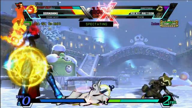 An Angry Raccoon And A Goddess! Zakca(Various/Rocket Raccoon/Ammy) Online UMVC3 Matches 2/2