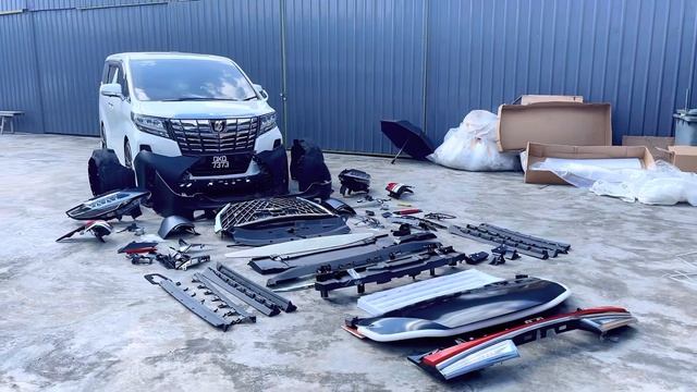 ALPHARD CONVERT LEXUS LM  IN KICHING PROJECT START