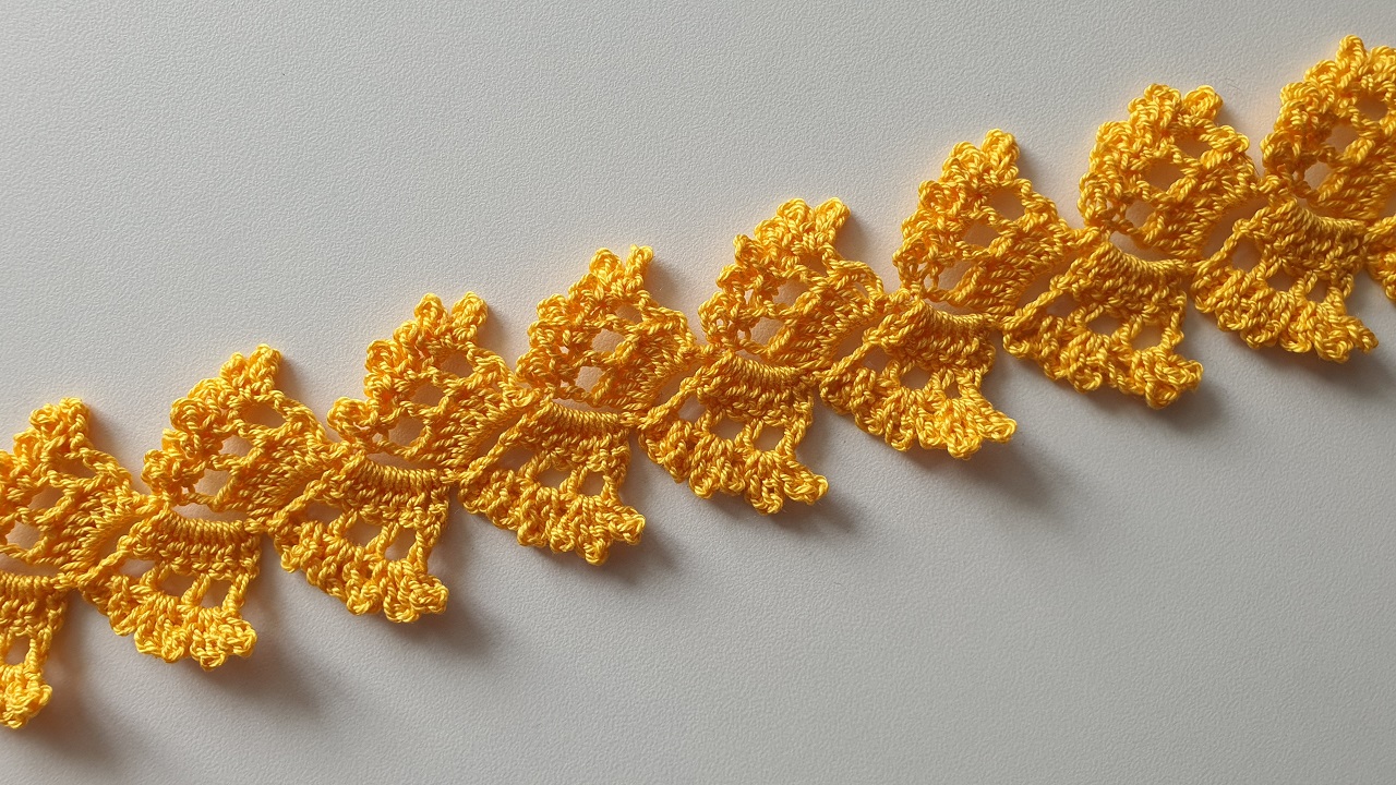 ЛЕНТОЧНОЕ КРУЖЕВО. Вязание крючком для начинающих / Ribbon Lace Crochet