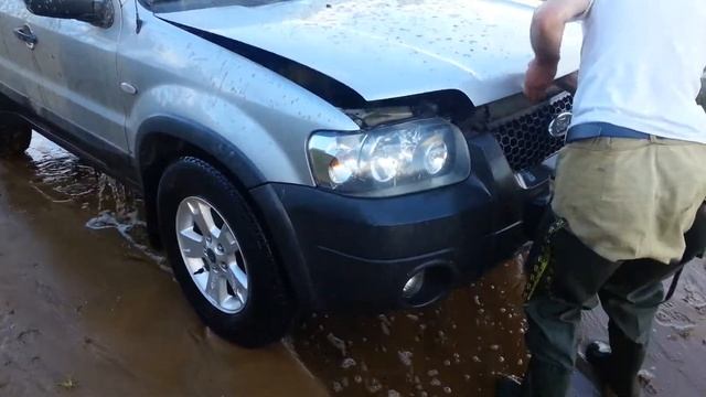 Как Ford Maverick утонул