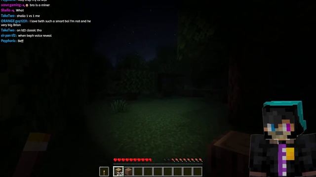 ?MINECRAFT IS A HORROR GAME - LIVE?(Cave Dweller Mod)