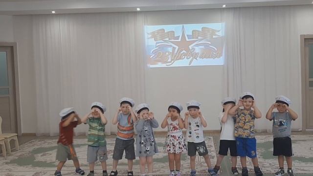 Поздравление с 23 февраля от 2-й младшей группы 