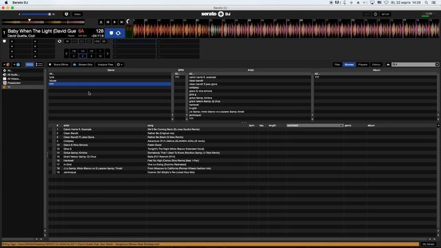 Offline Mode (Files, Browse, Prepare, History Serato Dj)