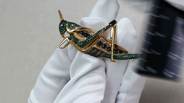 Золотая брошь Александра с фианитом бш152-20ск-зч