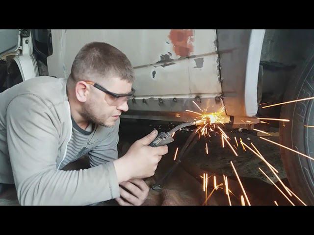 полное восстановление кузова фольксваген Т4, ремонт и изготовление деталей кузова. Часть 1.