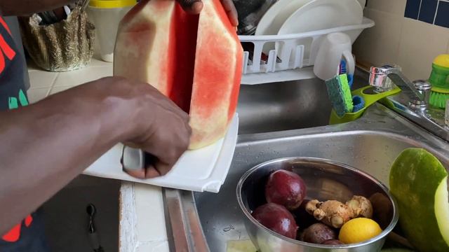 HOW TO MAKE 100% NATURAL  BEETS WATERMELON JUICE