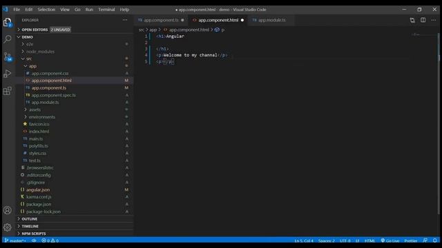 Angular - Type Script And HTML Tamil | Angular | Basic| Vishal