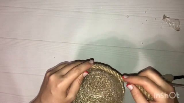 Корзинка из шпагата(джута) своими руками