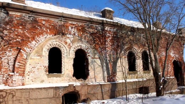 Форты Кронштадта. Северный форт 4. Пешком по льду.