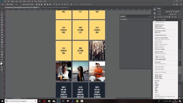 Instagram Feed Planen In Photoshop ⚡ Kostenloser Download