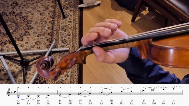 Violin G Melodic Minor Scale, Slow Work Through (♩ = 60)

STUDENT