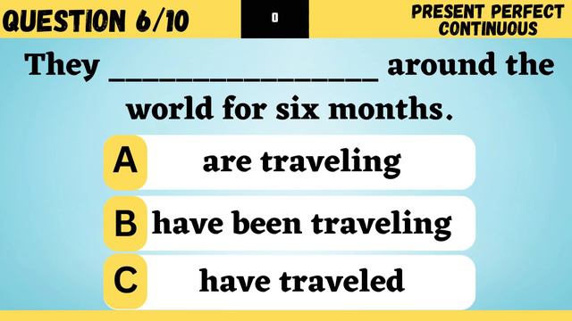 Present Perfect Continuous | Present Perfect Continuous Tense In English | Grammar Test #1