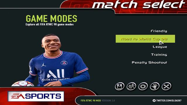 FIFA RTWC 98 New Graphic Mod 2021/2022