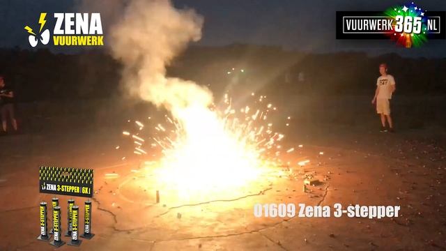 Zena 3-Stepper Vuurwerk | Zena - Zena | 3-staps Zena Fluitfontein!