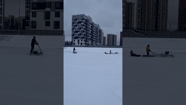 Мотобуксировщик VS Мотосноуборда. Аренда мотобуксировщиков в СПб. И не только…