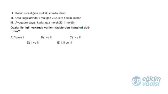 TYT Kimya Multi Soru Bankası Bolum 04 Test 05 Soru Çözümleri