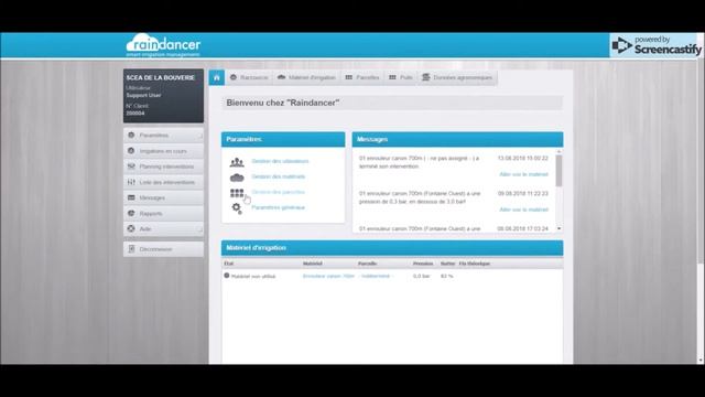 Raindancer® - Interface
