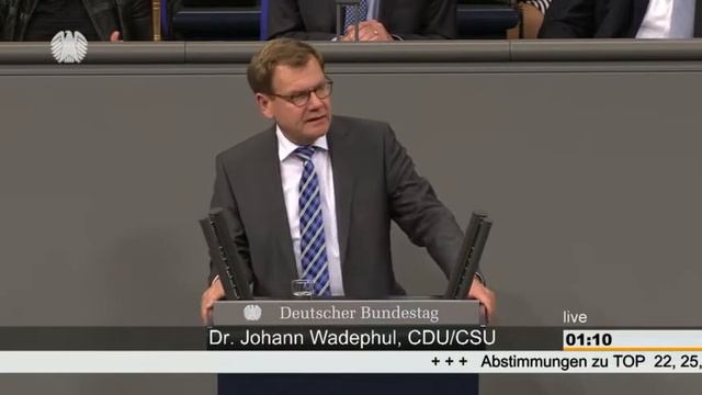 Johann Wadephul: Änderung der Geschäftsordnung - Alterspräsident Bundestag 01.06.2017