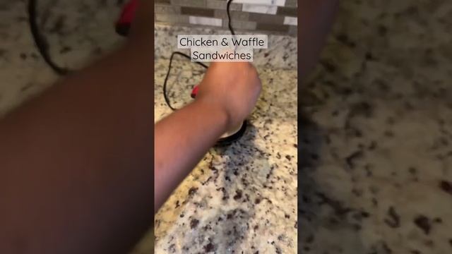 Chicken And Waffle Sandwiches #chickenrecipe #chickenandwaffles #easyrecipes