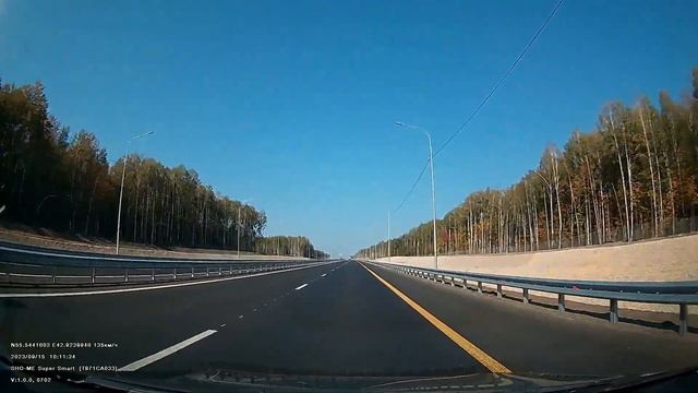 Арзамас - Муром по М12.