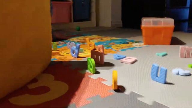 Стреляем в Алфавит. Shooting the foam letters of the Alphabet