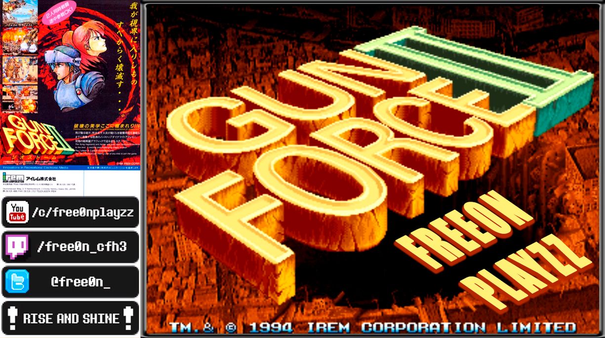 GUNFORCE 2 (1994) - #АРКАДНЫЕ АВТОМАТЫ | GEO STORM | Ретро-игры