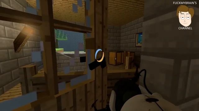 Minecraft In Portal 2 #1 Escape