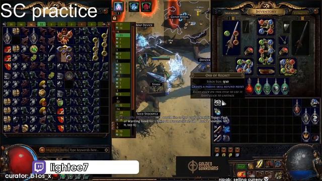 GAUNTLET RACE ED TRICKSTER DAY 7/8 BOSS TIME | Daily Path Of Exile Highlights