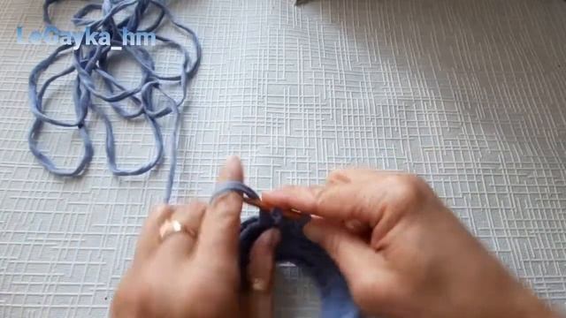 Тапочки крючком Стельки (подошвы) крючком из трикотажной пряжи