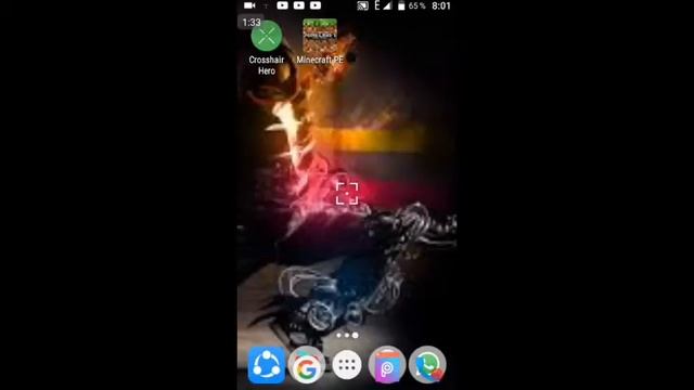Как сделать крестик в Minecraft PE на андроид!!