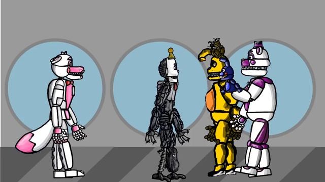 Спрингтрап и Фантайм Фокси конец