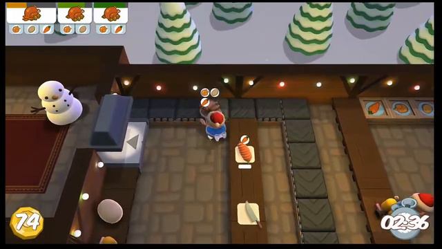 Overcooked 3 Stars Solo - Festive Seasoning DLC 1-5 
