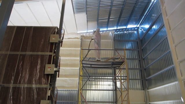 Утепление ППУ вентиляции картофелехранилища