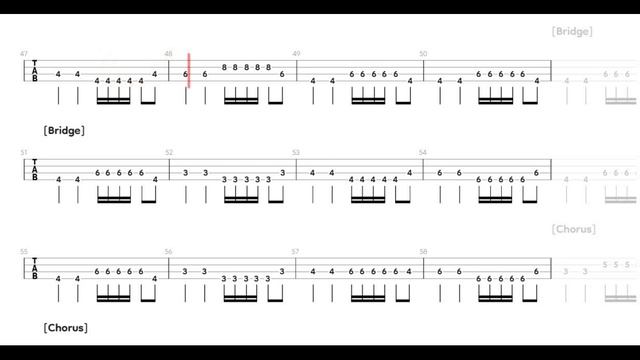 KINGSTONE TOWN   UB40    EADG BASS TAB + BACKING TRACK