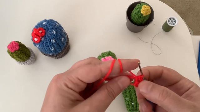 Amigurumi Kolay Kaktüs Yapımı#tığ Işi Kaktüs Yapımı#örgü Kaktüs