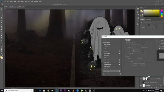 Halloween Visual Art | Photoshop  Tutorial | Fast Edit