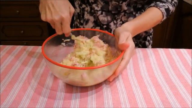 POLPETTE DI PATATE  ZUCCHINA E PROSCIUTTO AL FORNO 