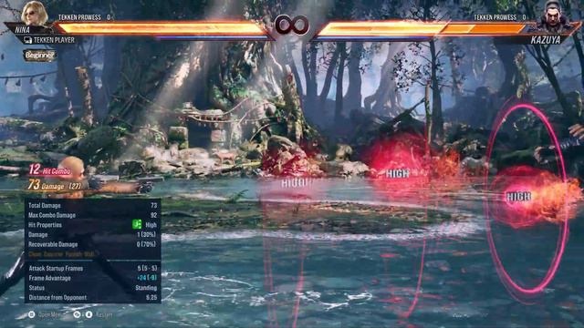 Tekken 8 CBT Nina Combos