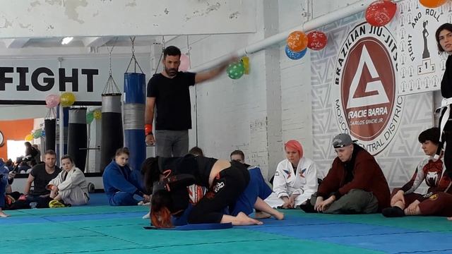 Турнир Fight And Roll Girs_4_05_2019_Gi_Синие_69_Енькова VS Куприна